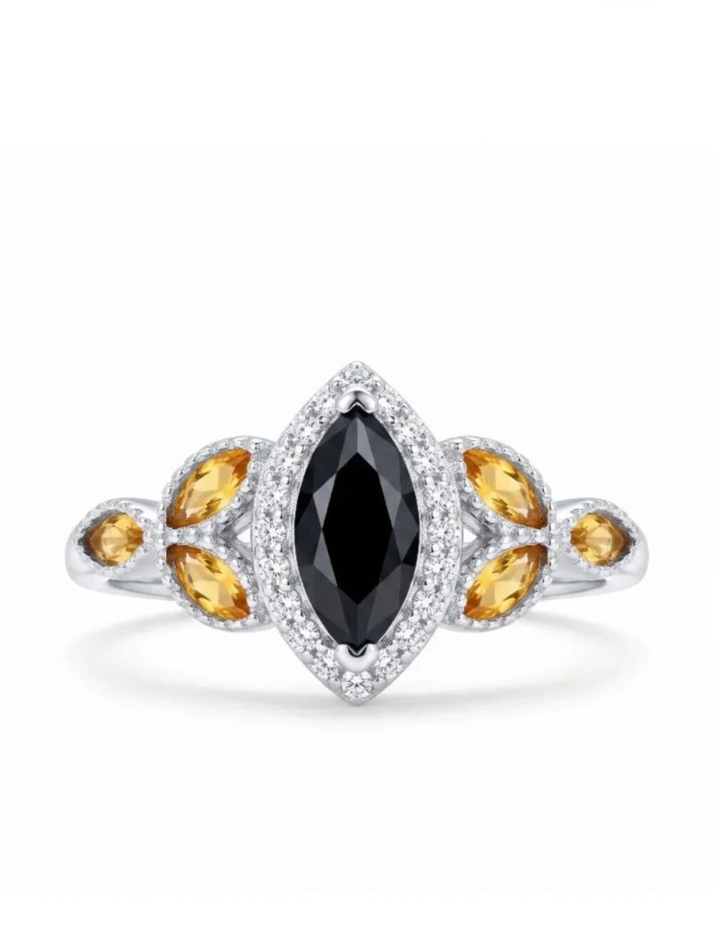 Charmed Aroma Harry Potter Hufflepuff ring, 925 Sterling Silver